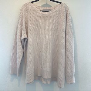 Loft Cream Colored Knit Sweater